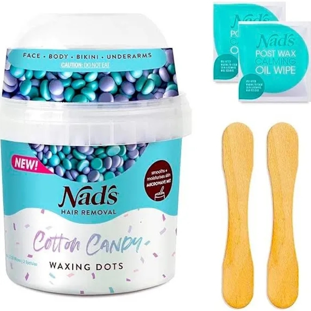 Purple and Blue Hair Removal Waxing Dots